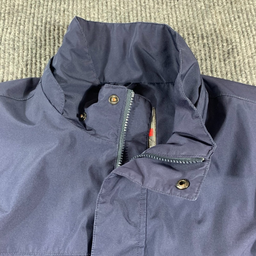 Eddie Bauer Jacket Mens Large L Blue Weatheredge Full Zip Pockets Chore Outdoors - Picture 3 of 16